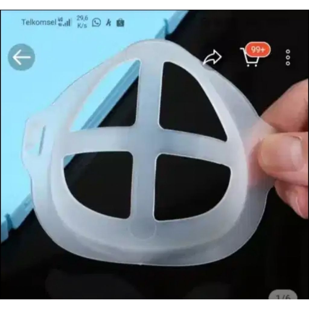 masker penyangga mulut dan hidung