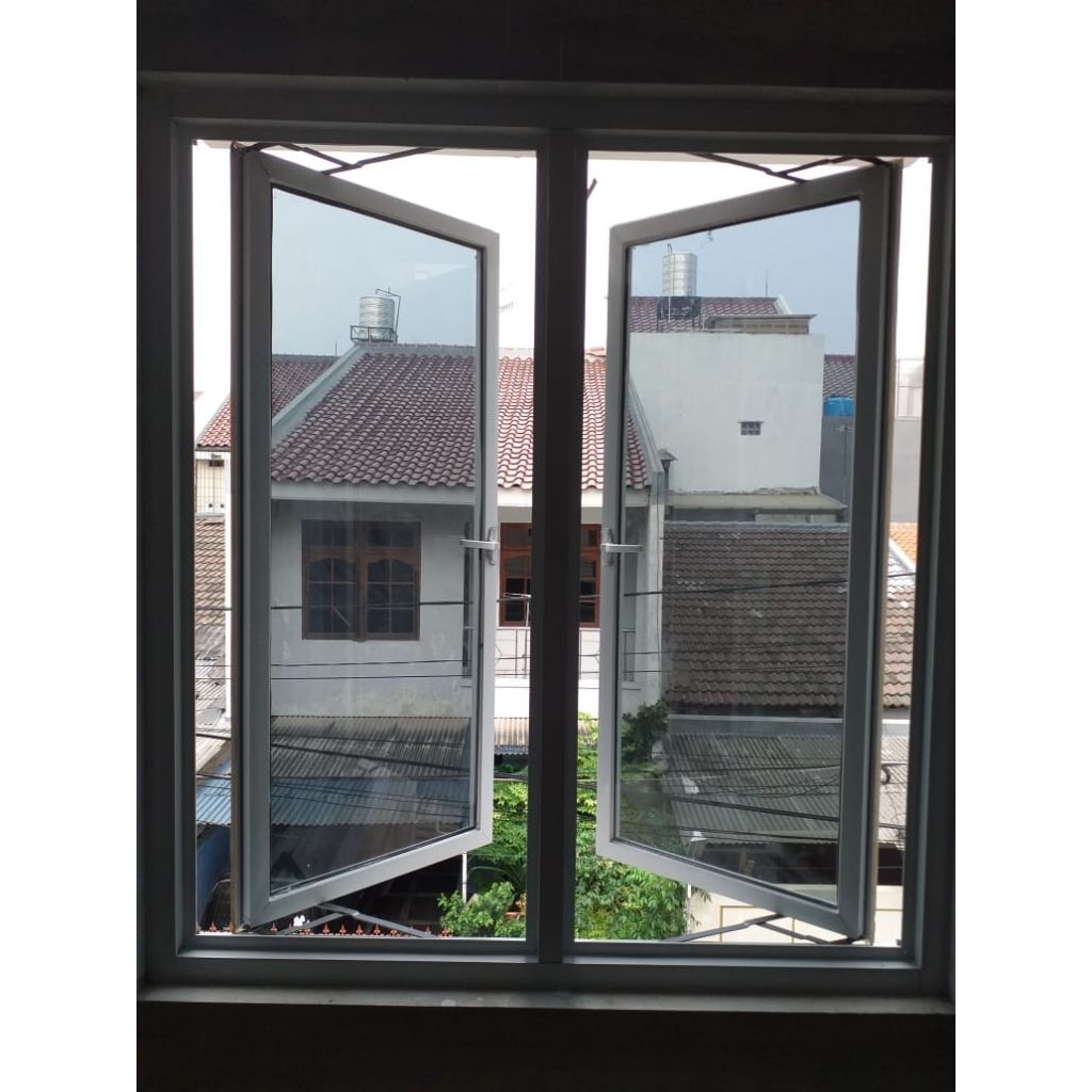kusen plus jendela aluminium double