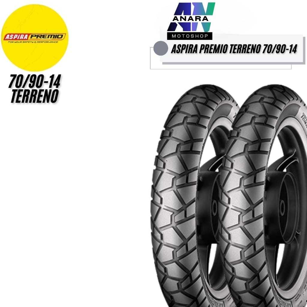 BAN ASPIRA PREMIO TERRENO 70/90-14 FRONT BAN ASPIRA TERRENO 70/90-14 FRONT PRODUKSI 2024