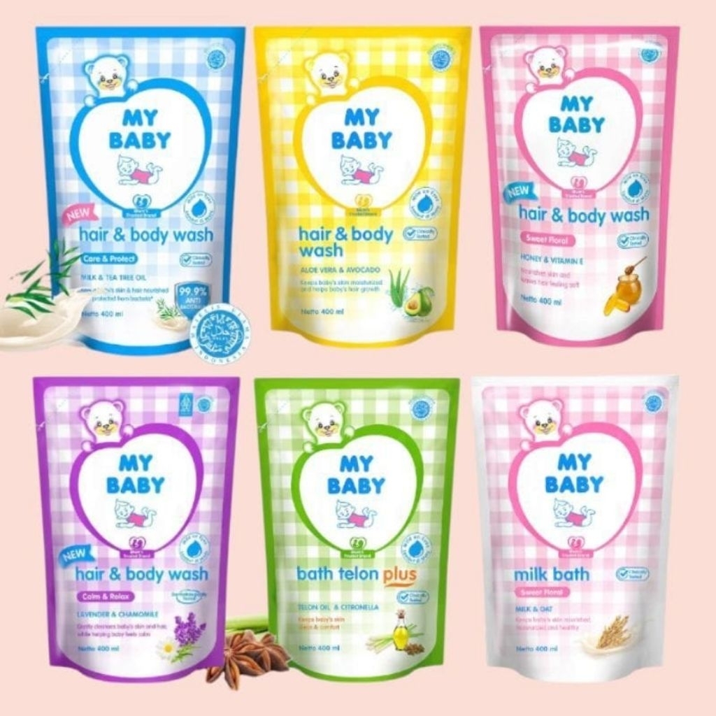 My baby Shampo & Sabun mandi Refill 400ml