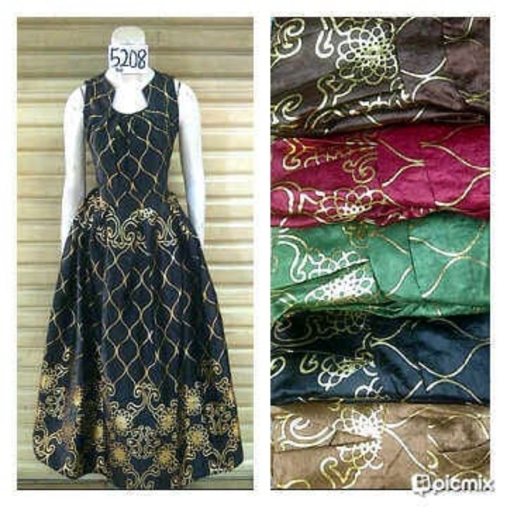 (KODE 5208) Dress Jodha / Dress Kondangan / Dress Hordeng