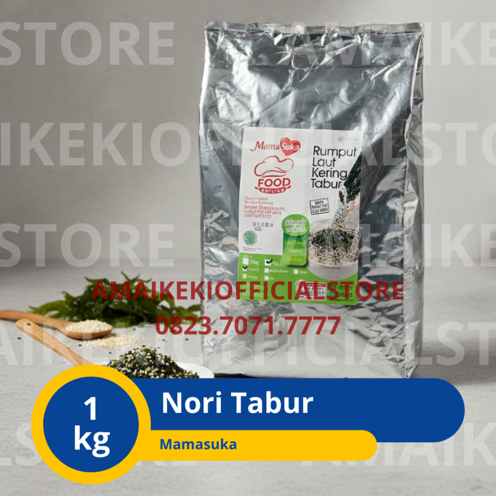 Nori  Rumput Laut Tabur Gim Bori 1 Kg