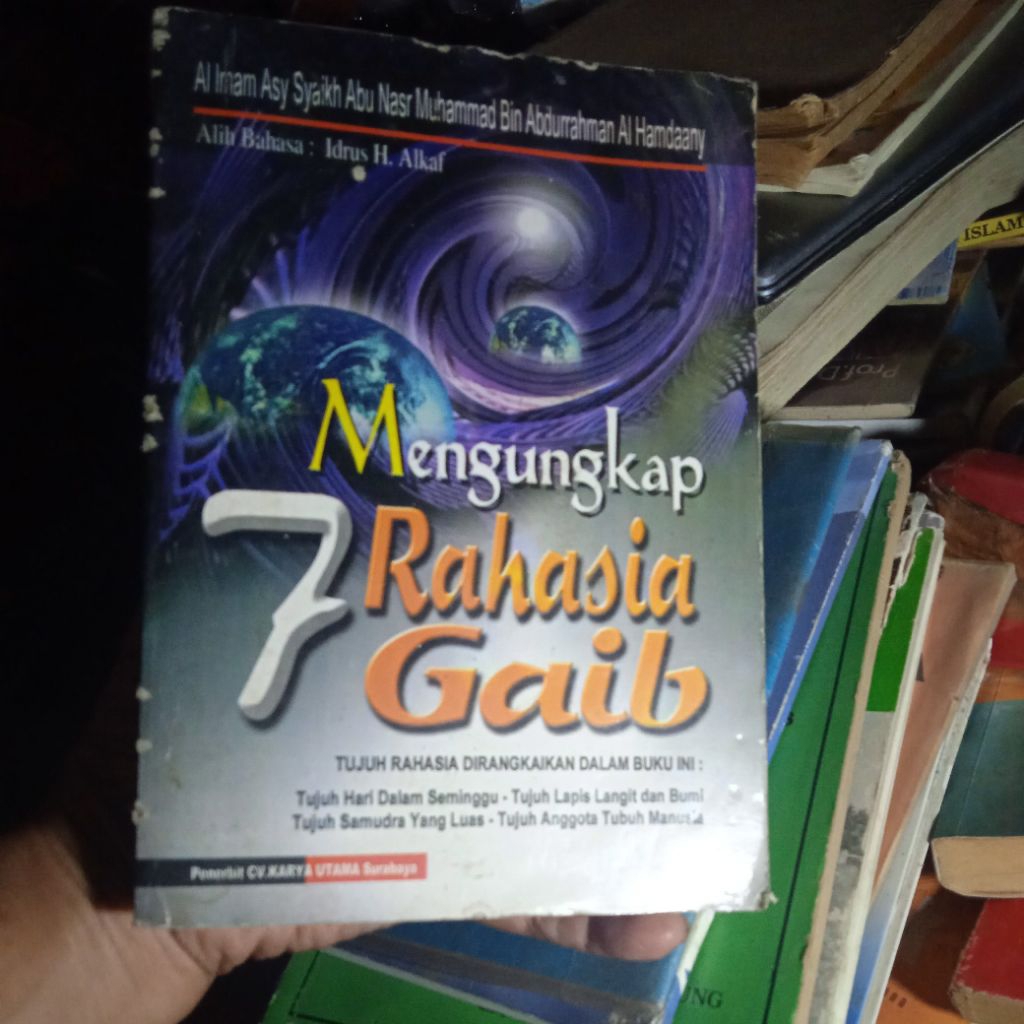 buku Mengungkapkan 7 Rahasia Gaib,tujuh hari, tujuh langit, Tujuh Samudra dll, buku original