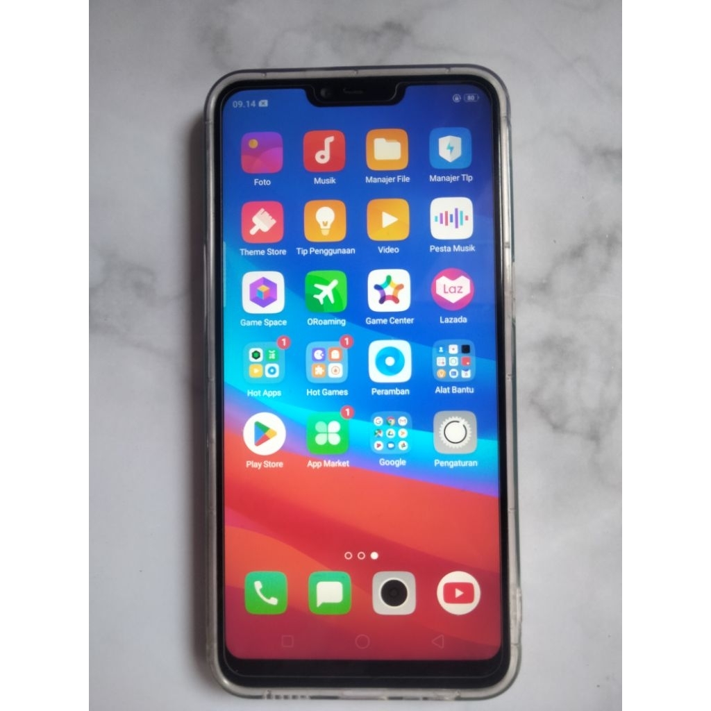 oppo A3s second normal murah