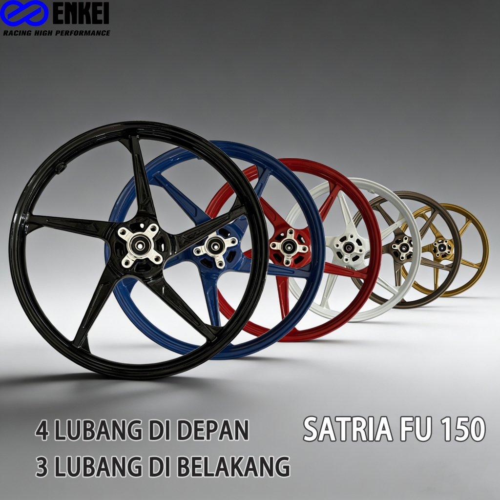 ENKEI velg racing sp522 for suzuki satria Fu fu150 uk160/160x17 warna putih
