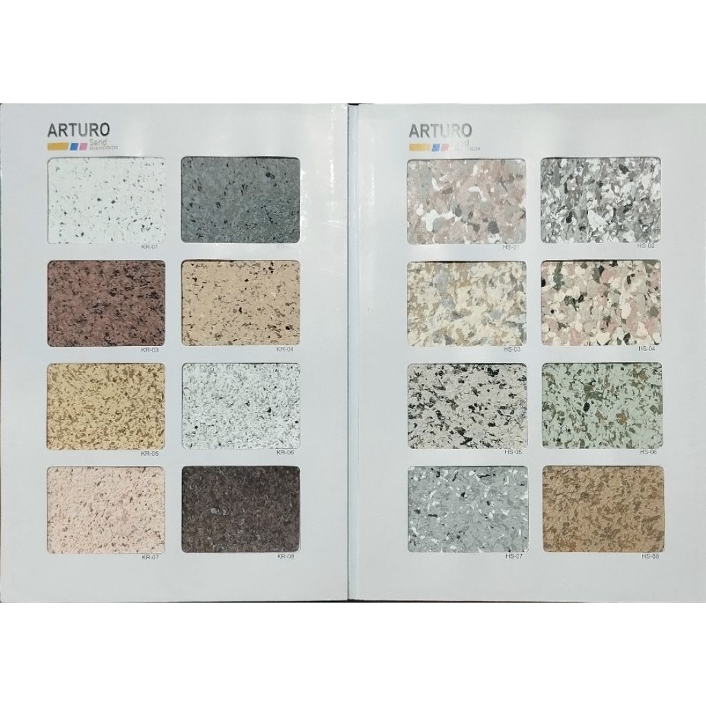Cat Dinding Arturo | Type Sand Multicolor 1klg/1kg