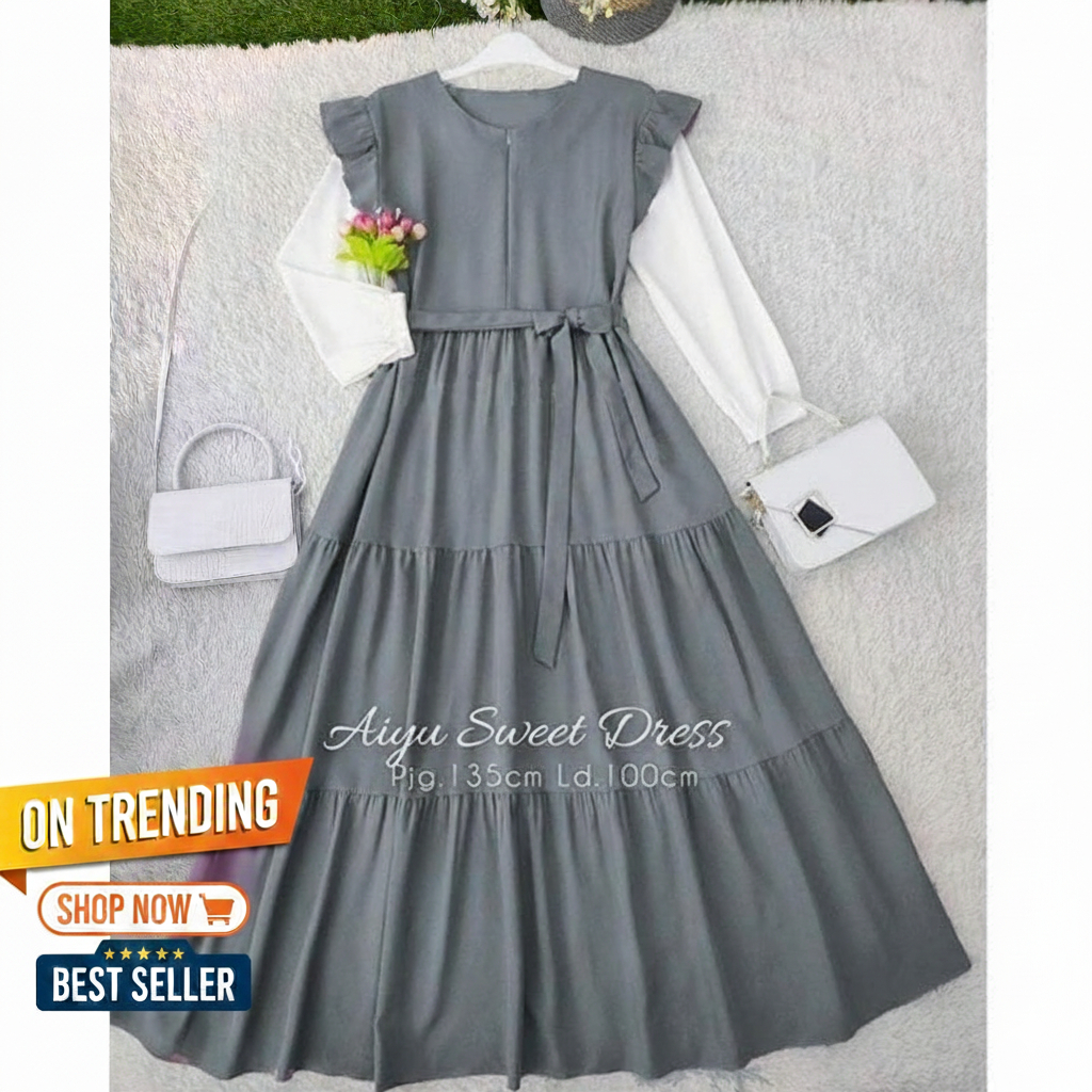 Ghamis Perempuan 7 8 Tahun Bj Gmis Ngaji Ank Bju Muslimah Bicah Set Hijab Baju Muslim 13 Cewek Gamos