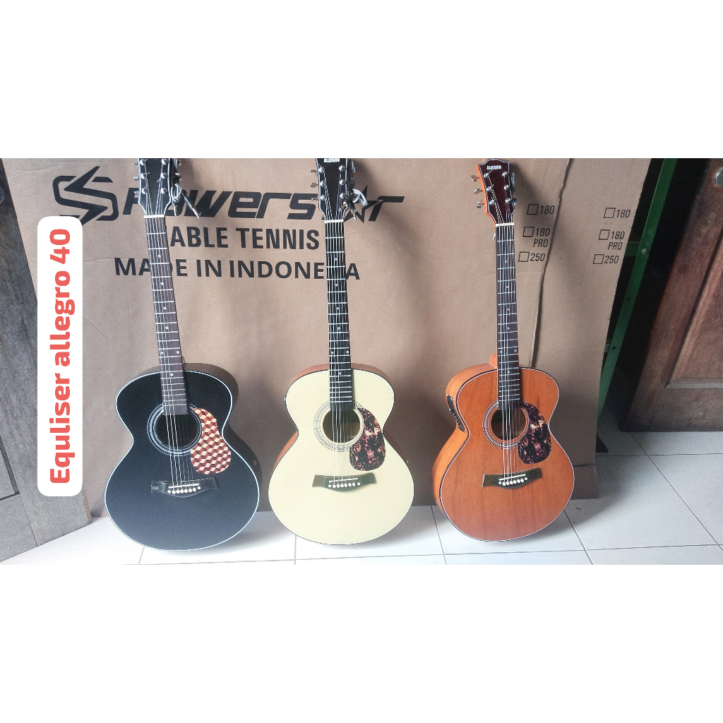 GITAR AKUSTIK MURAH EQUALISER ALEGRO 40