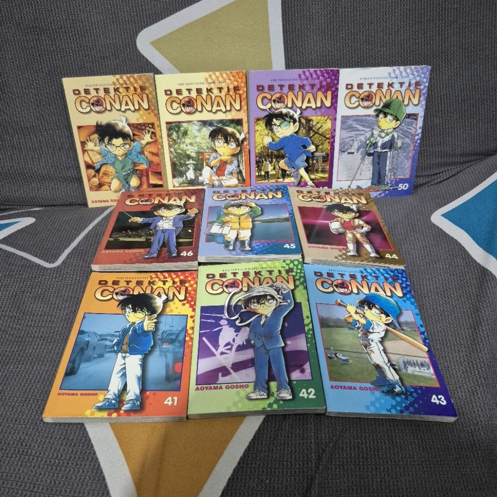 Paket Komik Detektif Conan Vol 41-50 Set Lengkap