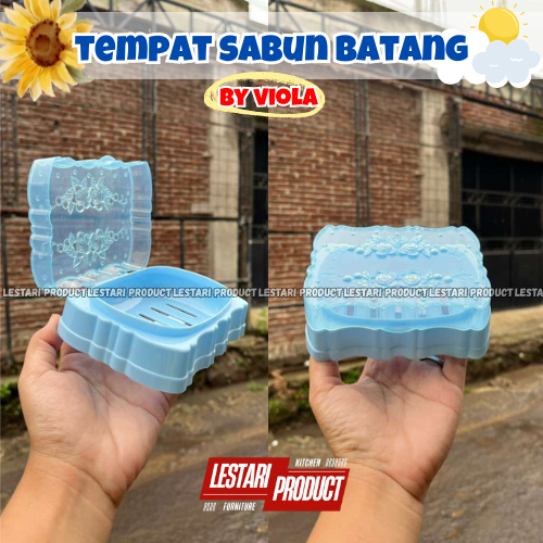 ( 6 PCS ) TEMPAT SABUN MANDI BATANG VIOLA | WADAH SABUN | TEMPAT SABUN MANDI | KOTAK UNTUK MENYIMPAN