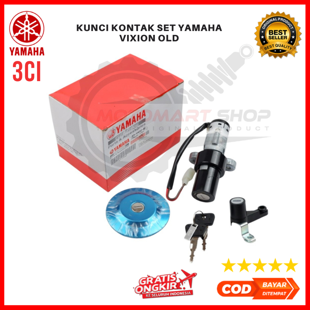 Kunci Kontak Vixion Ori / Kunci Kontak Set Yamaha Vixion Old - 3CI