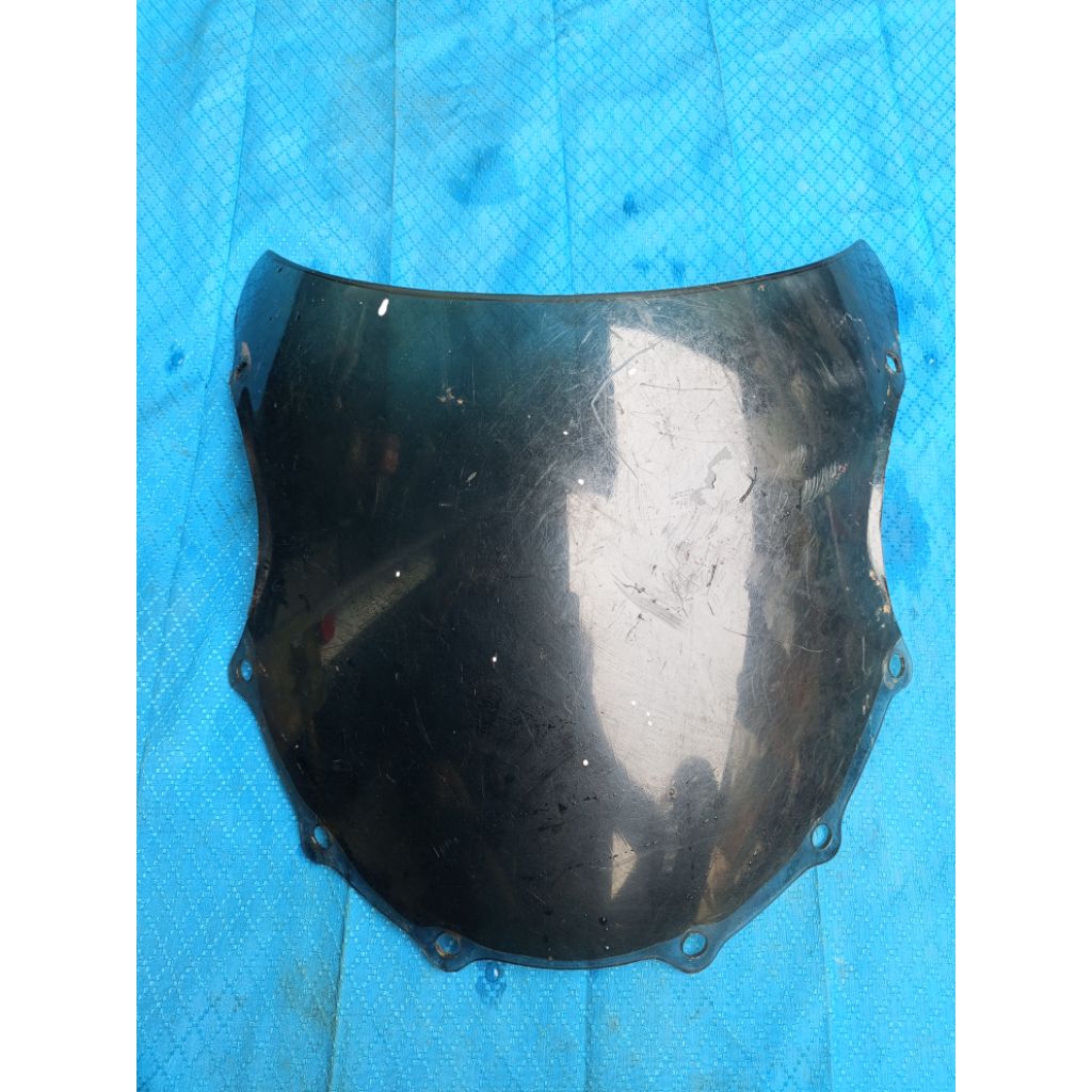 visor Kawasaki ninja RR old Original / visor depan ninja RR old Original copotan