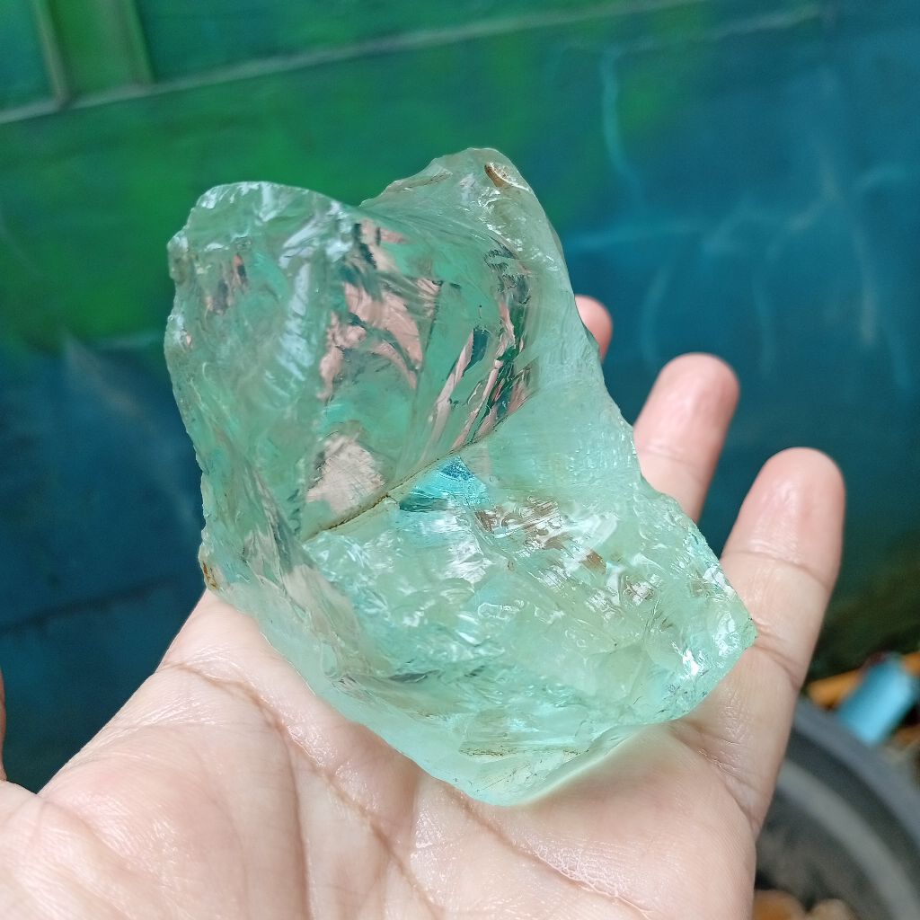 batu obsidian clear bahan besar