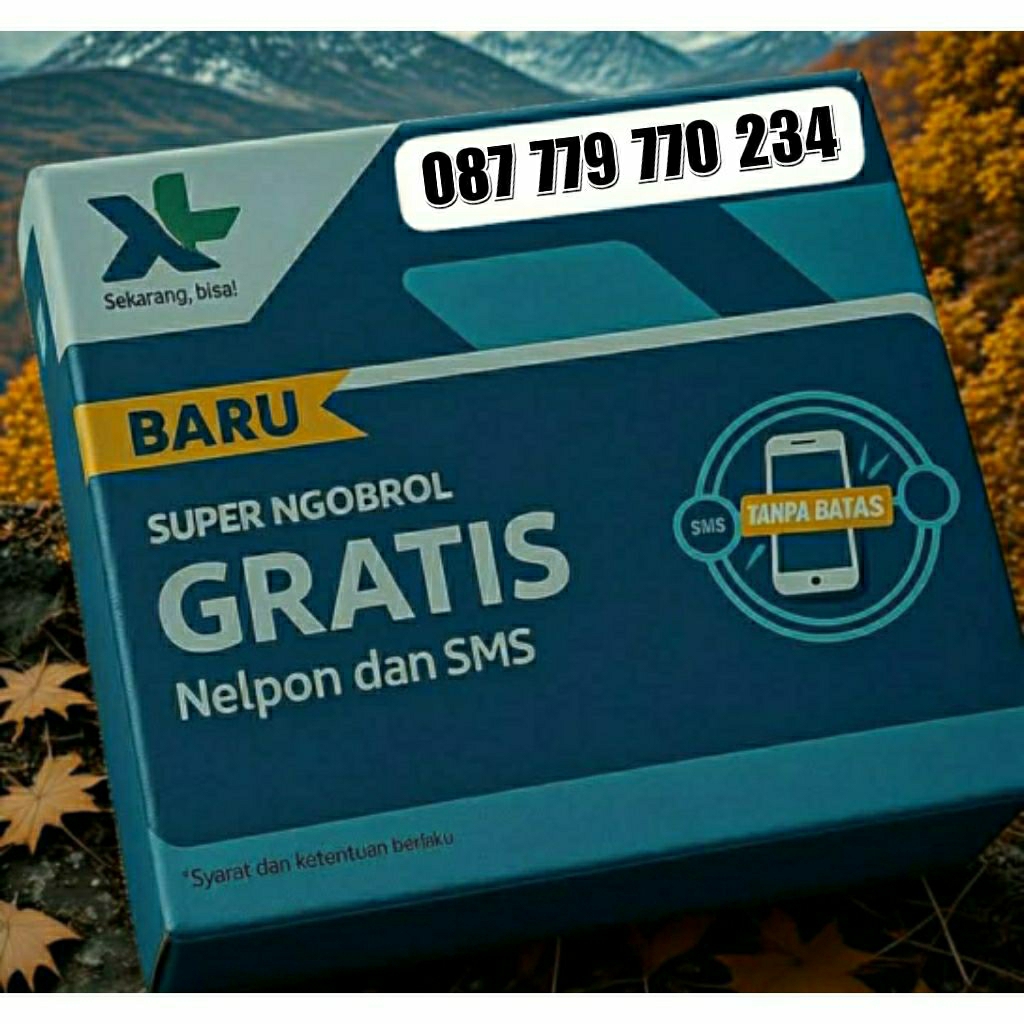 PERDANA XL NOMOR CANTIK SERI EKOR URUT NAIK 123 234 345 456 567 7779 8777 977