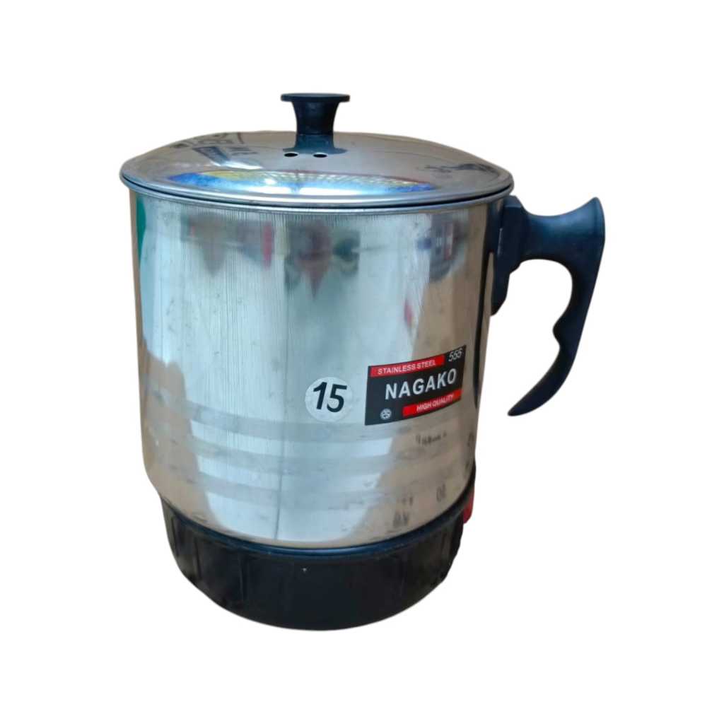 Panci Listrik Mini Multifungsi 1.5L - Masak, Rebus, Kukus Cepat & Praktis | Serbaguna Traveling/Kos