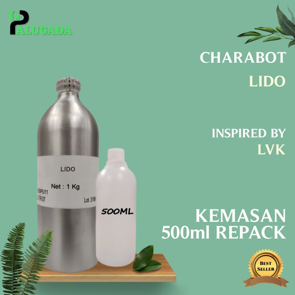 Bibit Parfum Murni LIDO CHARABOT 500ML REPACK