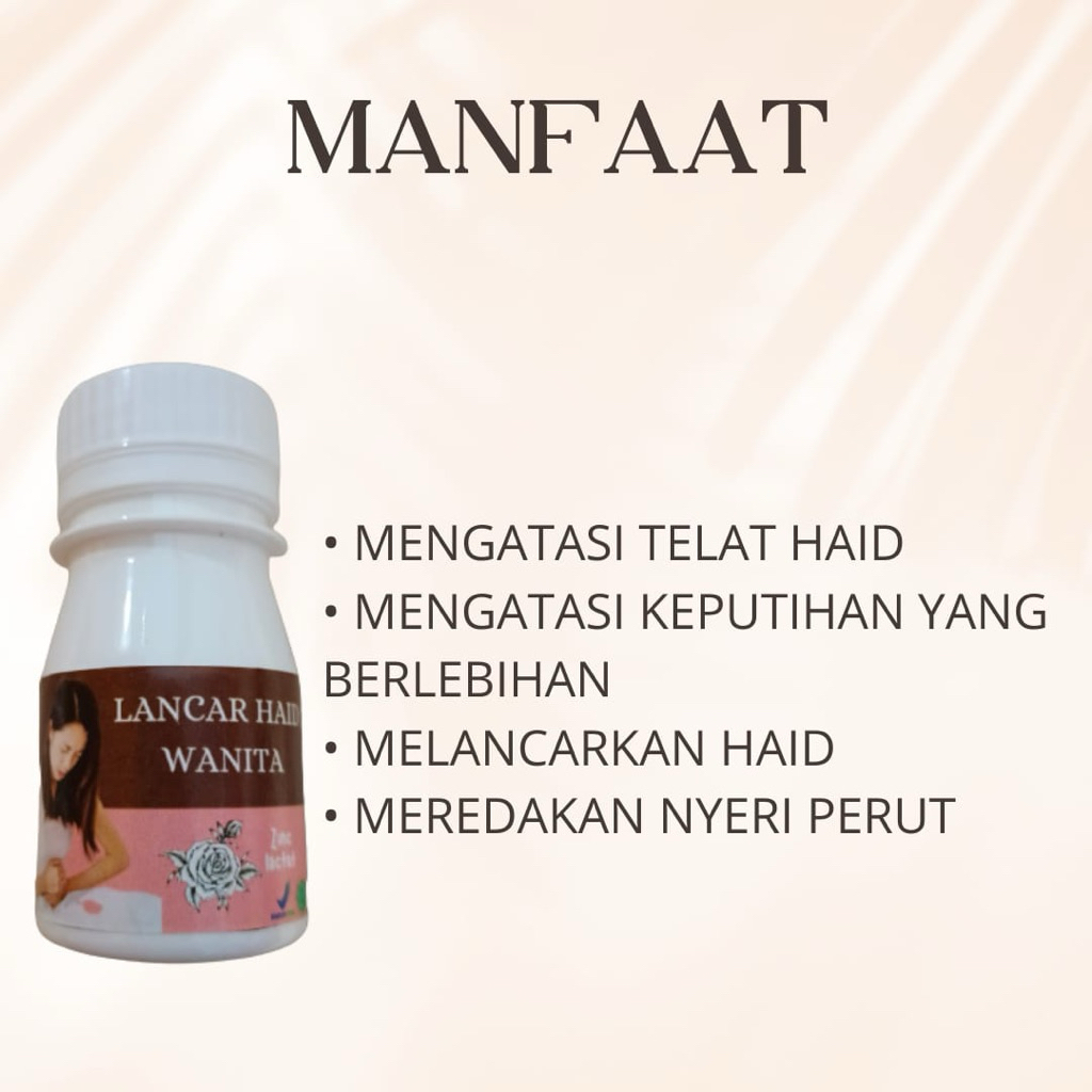 Vitamin Pelancar Tuntas - Multivitamin untuk Wanita Kendala Telat Menstruasi & PCOS Tuntas Siklus Ha