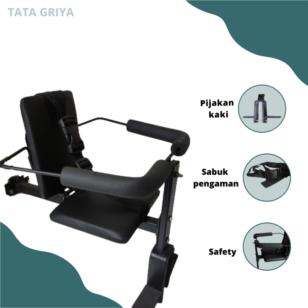 GRATIS ONGKIR Boncengan Sepeda Anak Depan double Safety/boncengan sepeda anak seli/boncengan sepeda 