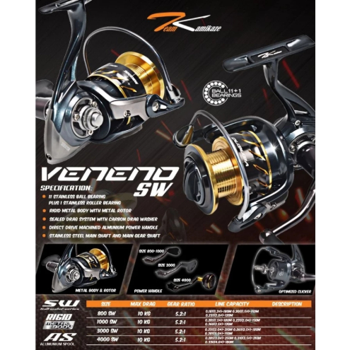Reel KAMIKAZE VENENO
