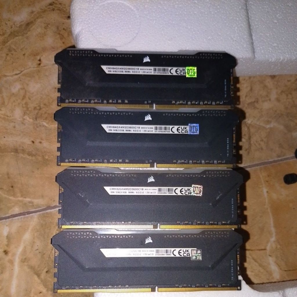 Ram ddr4 Corsair vengeance RGB 64gb