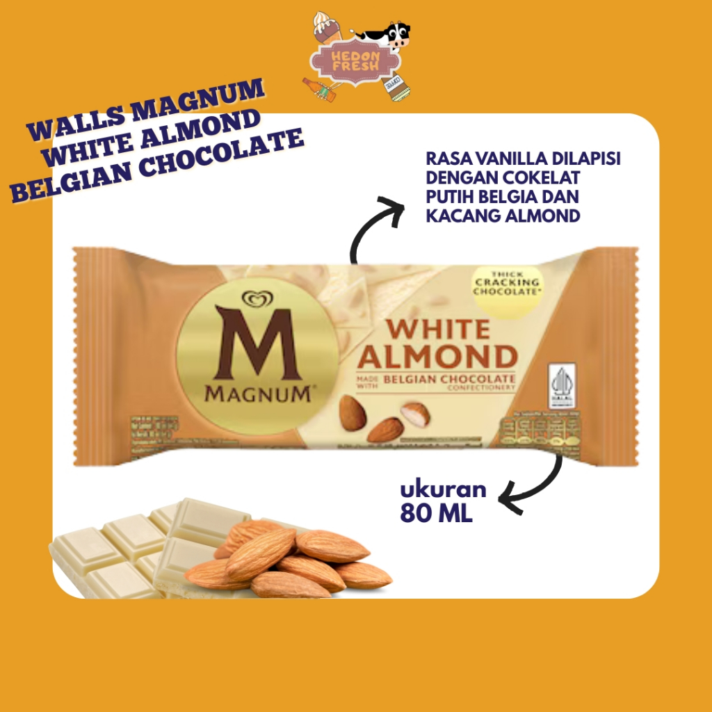 Walls Magnum White Almond 80 ML
