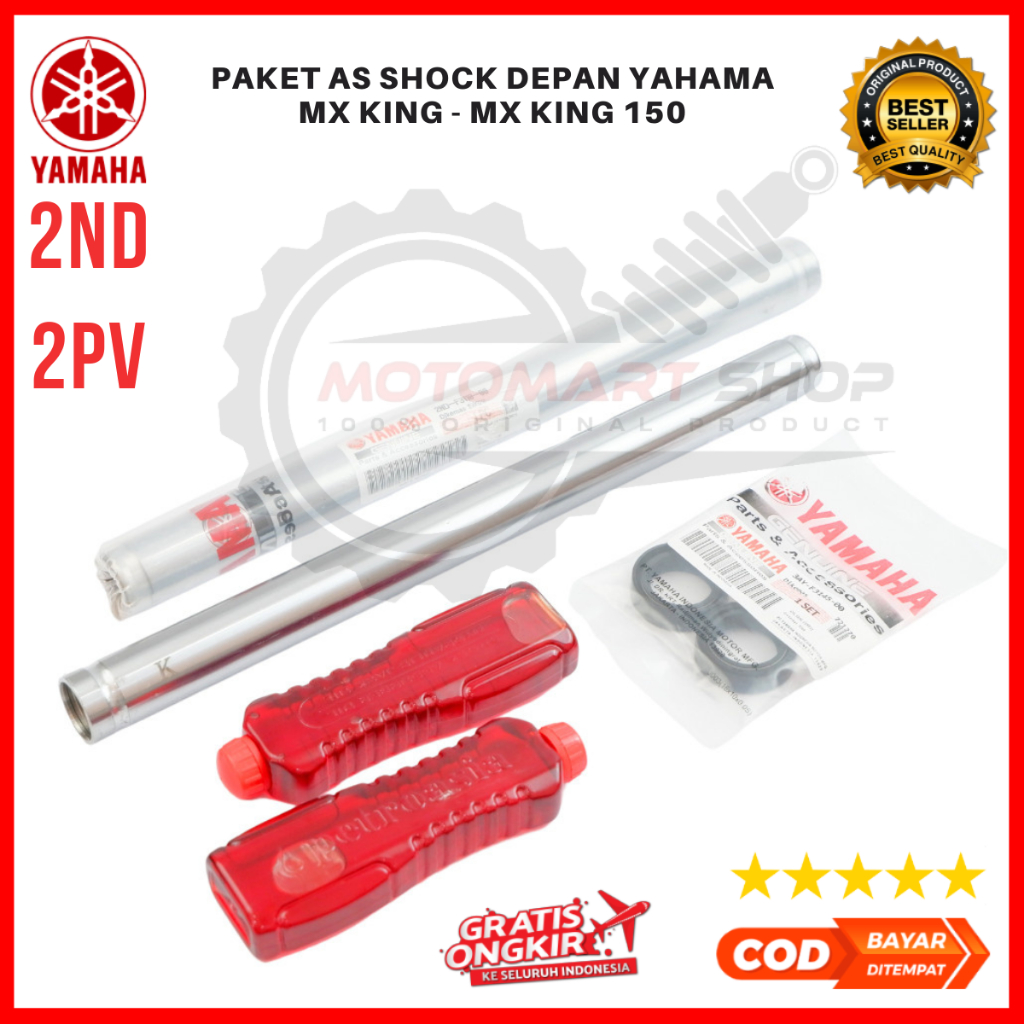 As Shock Depan MX KING 150 Ori / Paket As Sok Depan Yamaha MX KING - 2ND = 2PV