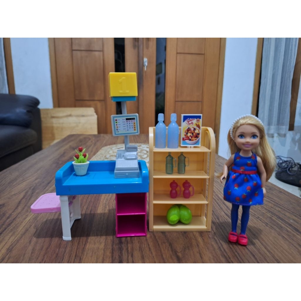 Diorama barbie chelsea, perintilan barbie