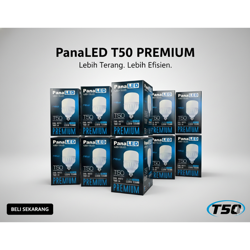 Paket 10 Pcs PANALED Premium Lampu LED Capsule 50 Watt / Lampu 50 Watt LED