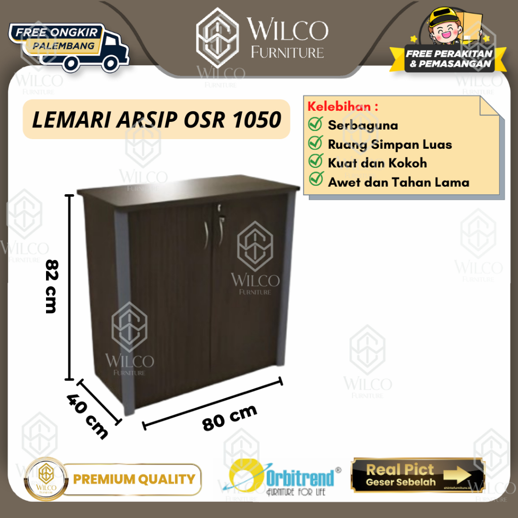 Lemari Arsip Kayu Orbitrend / Lemari Filling Cabinet Kantor OSR