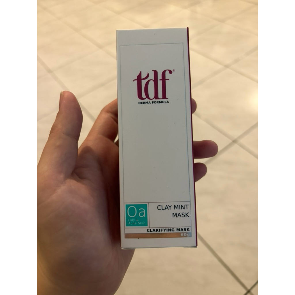 tdf derma formula clay mint mask