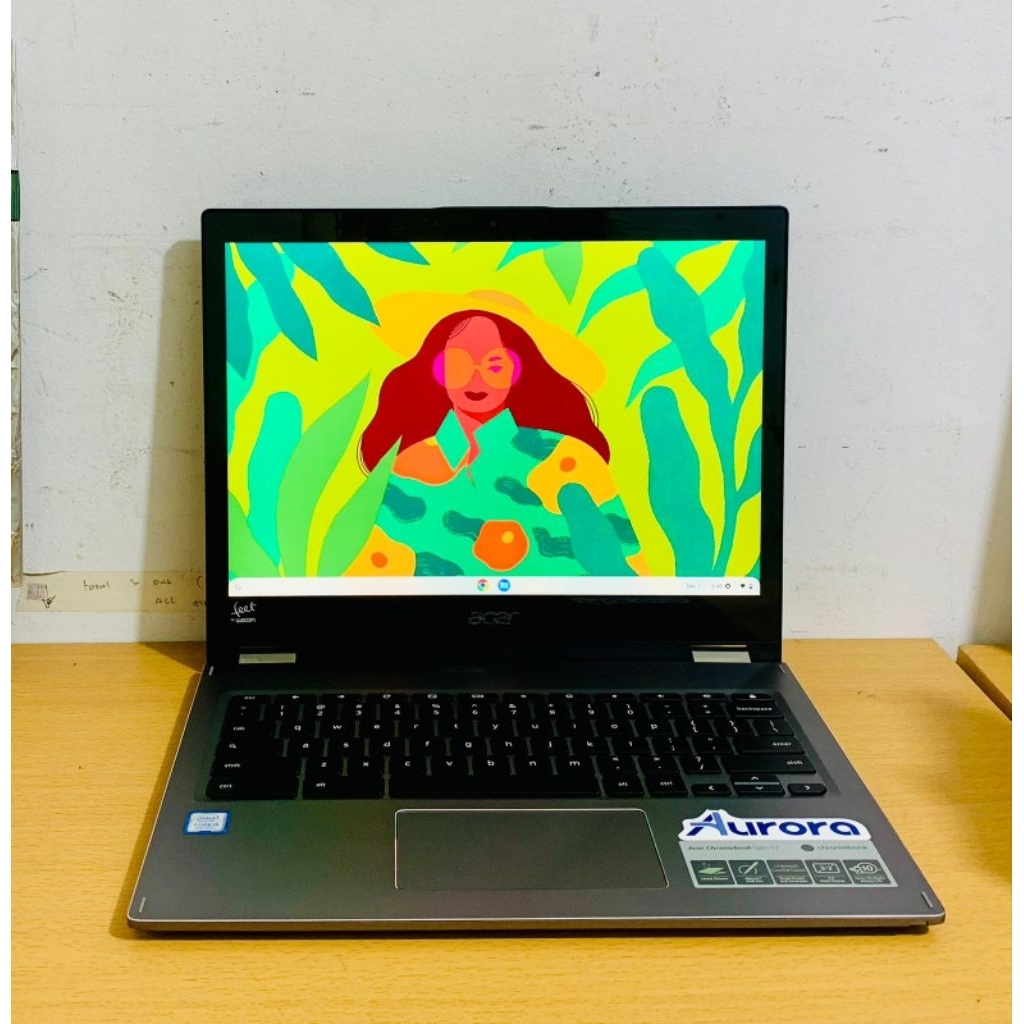 ACER CHROMEBOOK SPIN 13 INTEL CORE I5 GEN 8 RAM 16GB SSD 128GB WITH PENSTYLUS