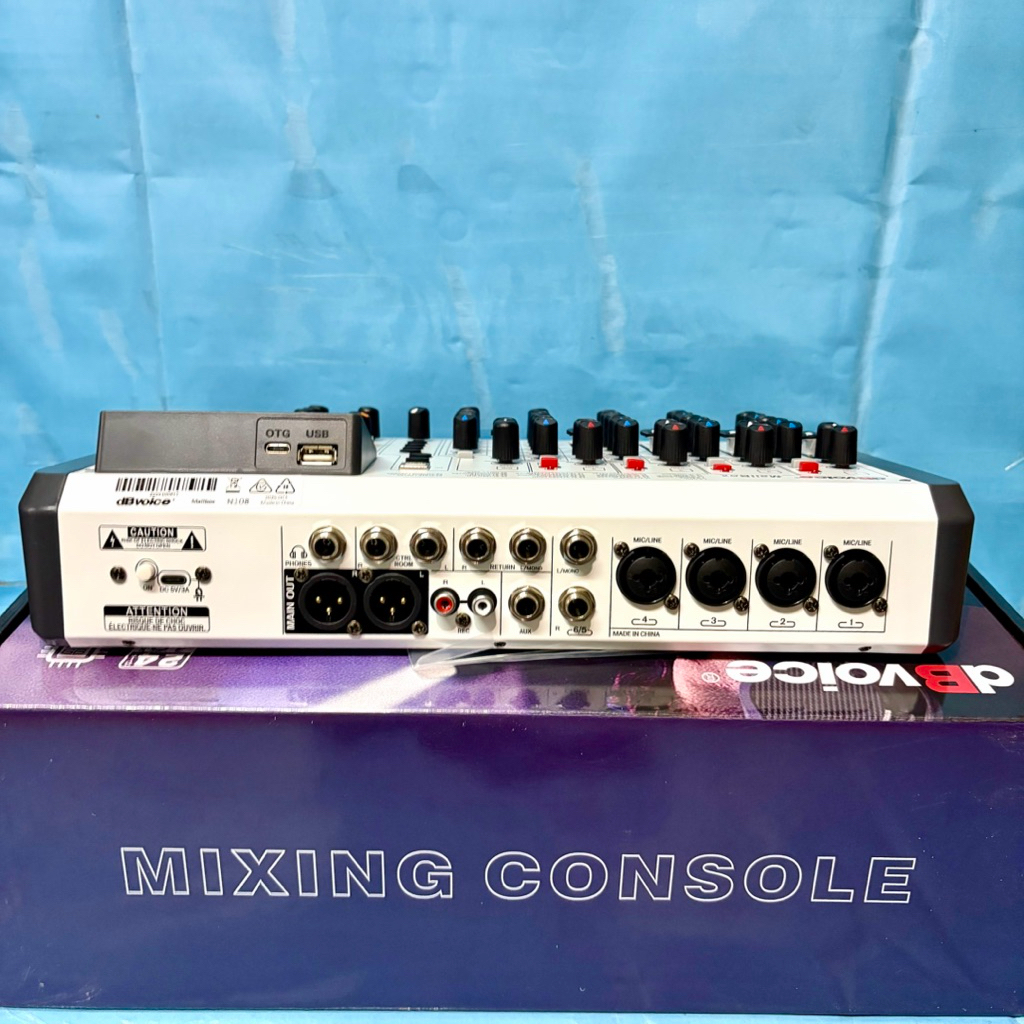 Mixer Dbvoice Mailbox 6 – Original 6 Channel Bluetooth – Live Streaming dB Voice