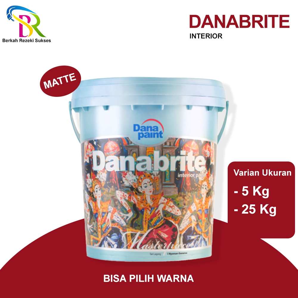 DANABRITE CAT INTERIOR  BRILIANT WHITE UKURAN 5 KG & 25 KG t