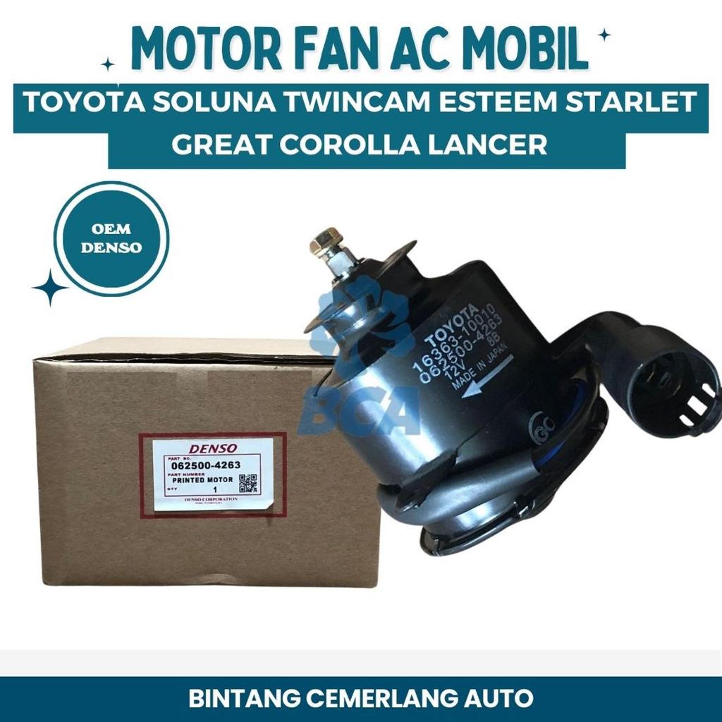MOTOR FAN MOTORFAN AC MOBIL SOLUNA TWINCAM ESTEEM STARLET GREAT COROLLA LANCER