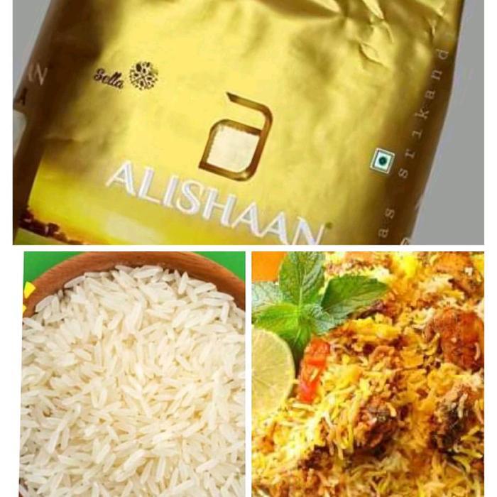 Beras Basmati Rice 1 kg Alishaan | Beras Basmati India Berkualitas 1 Kg