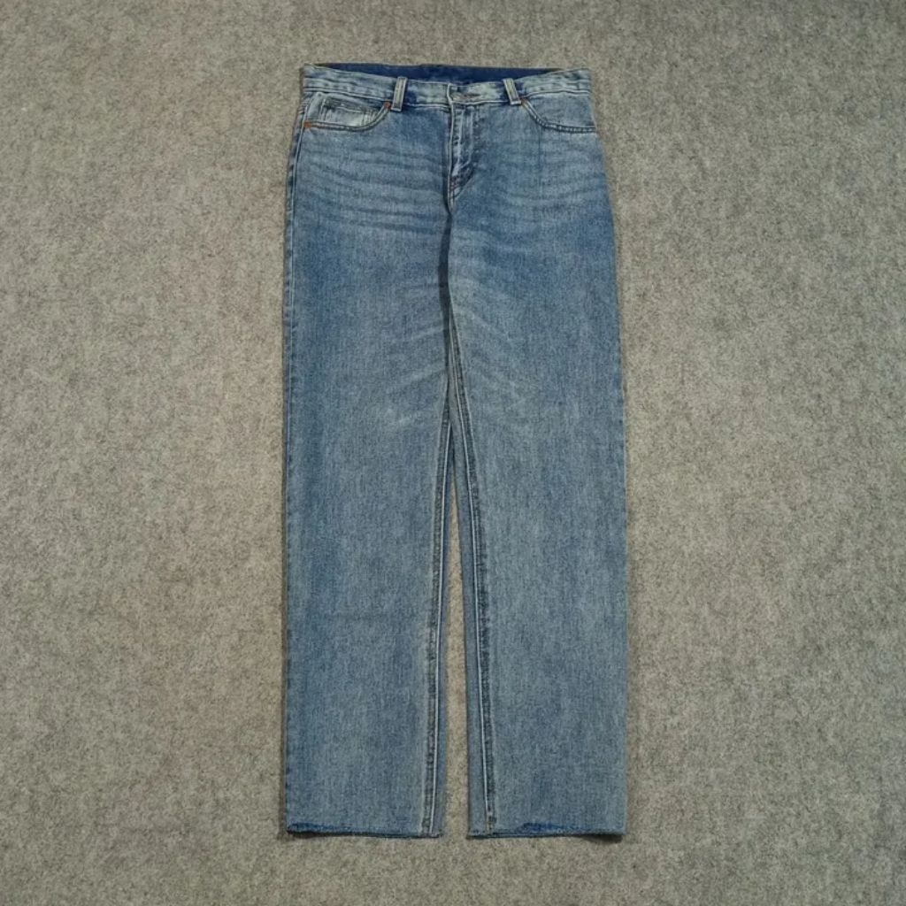 celana Tapered jeans panjang pria 8SECOND size 29 second