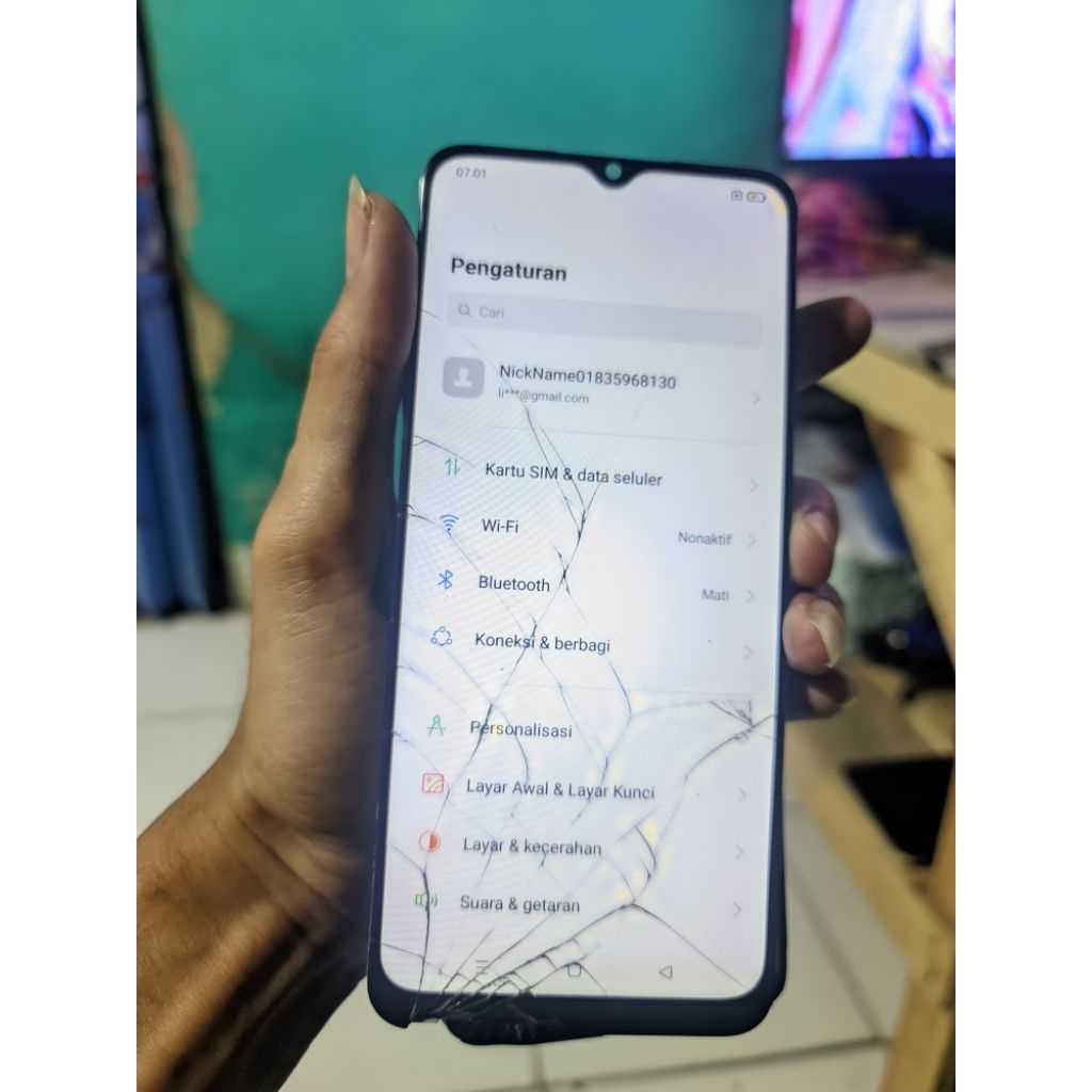 LcdOppoA16CopotanOriPabrikan