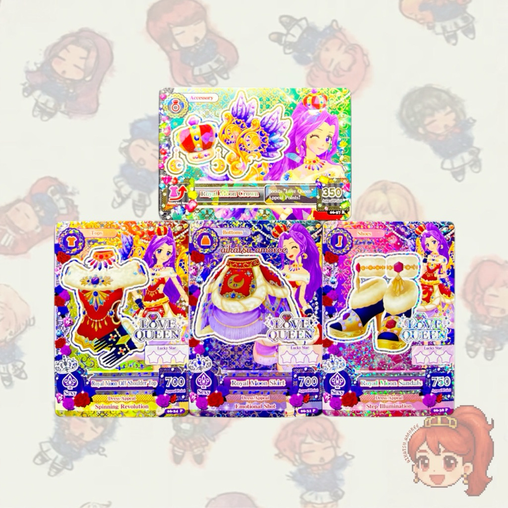 Aikatsu Premium Love Queen Royal Moon Set Mizuki Kanzaki