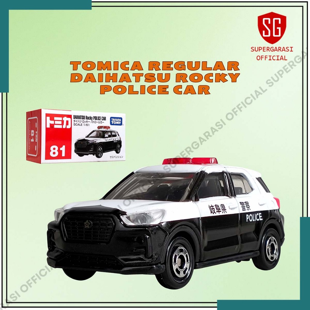 Mobil Diecast Tomica Reguler Daihatsu Rocky A250 Patrol Car