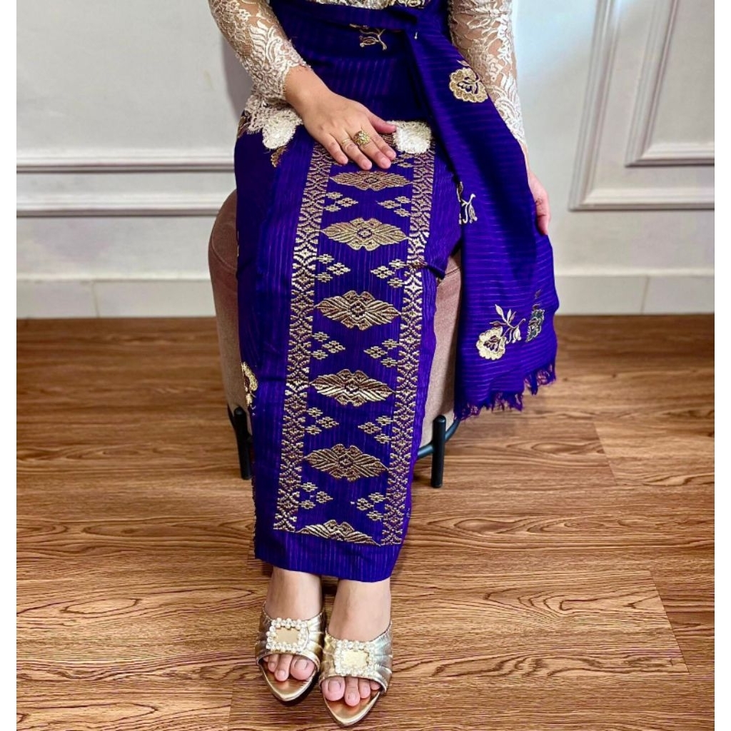 ENDEK TENUN ORIGINAL + SELENDANG / Kamen endek lembaran TERMURAH / kamen endek/ endek BALI / kamen b