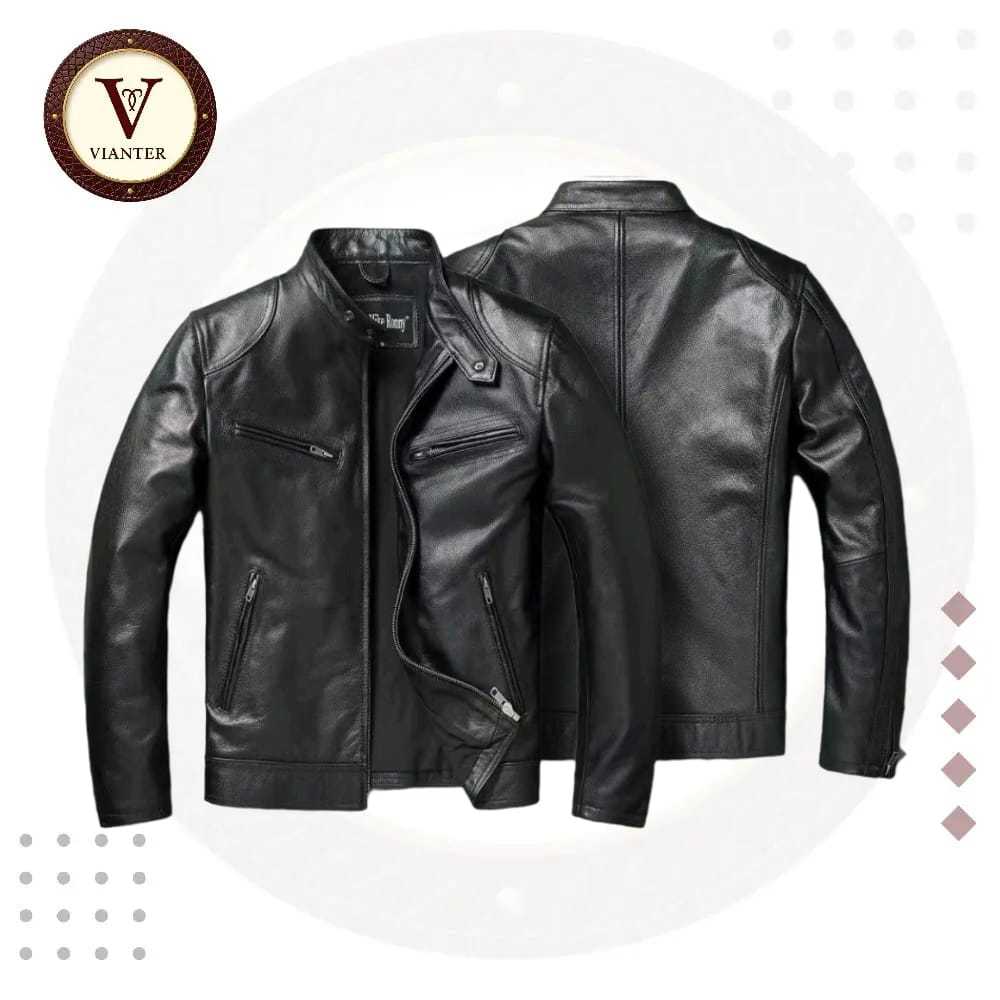 Jacket Kulit Pria Premium Anti Angin Keren