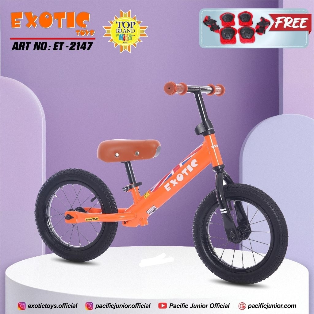 push bike sepeda keseimbangan ban pompa