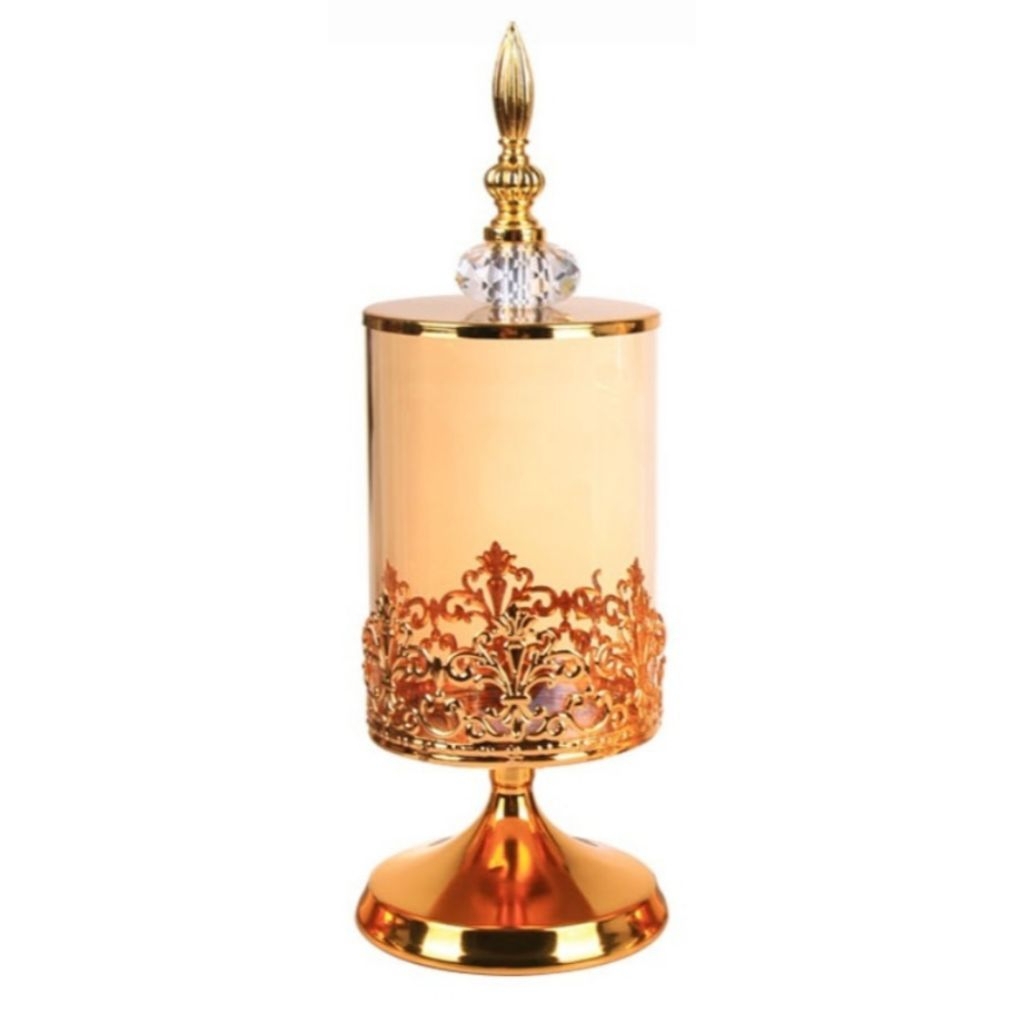 Toples Piala Gelas Kaca Gold SULTAN