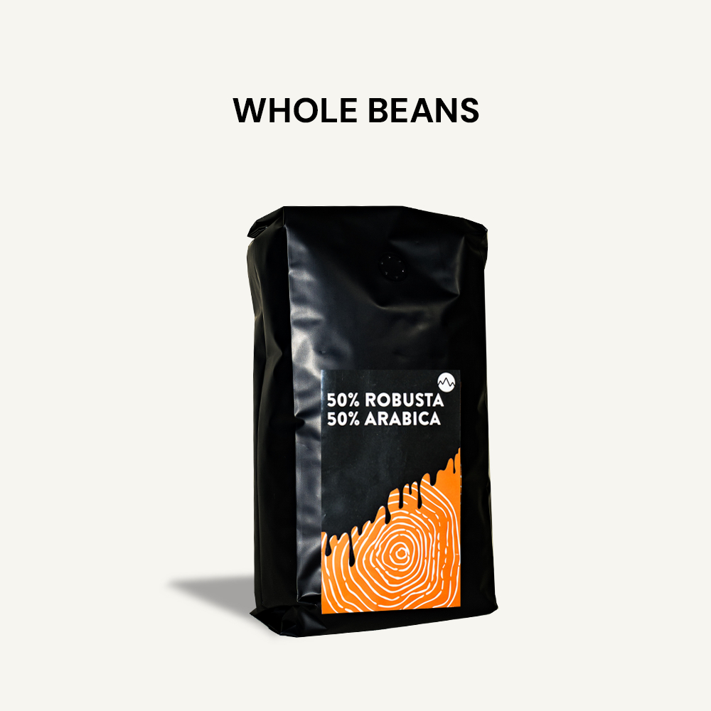 Biji Kopi 50% ARABICA Blend Commodity Coffee Beans Grosir by Space Roastery