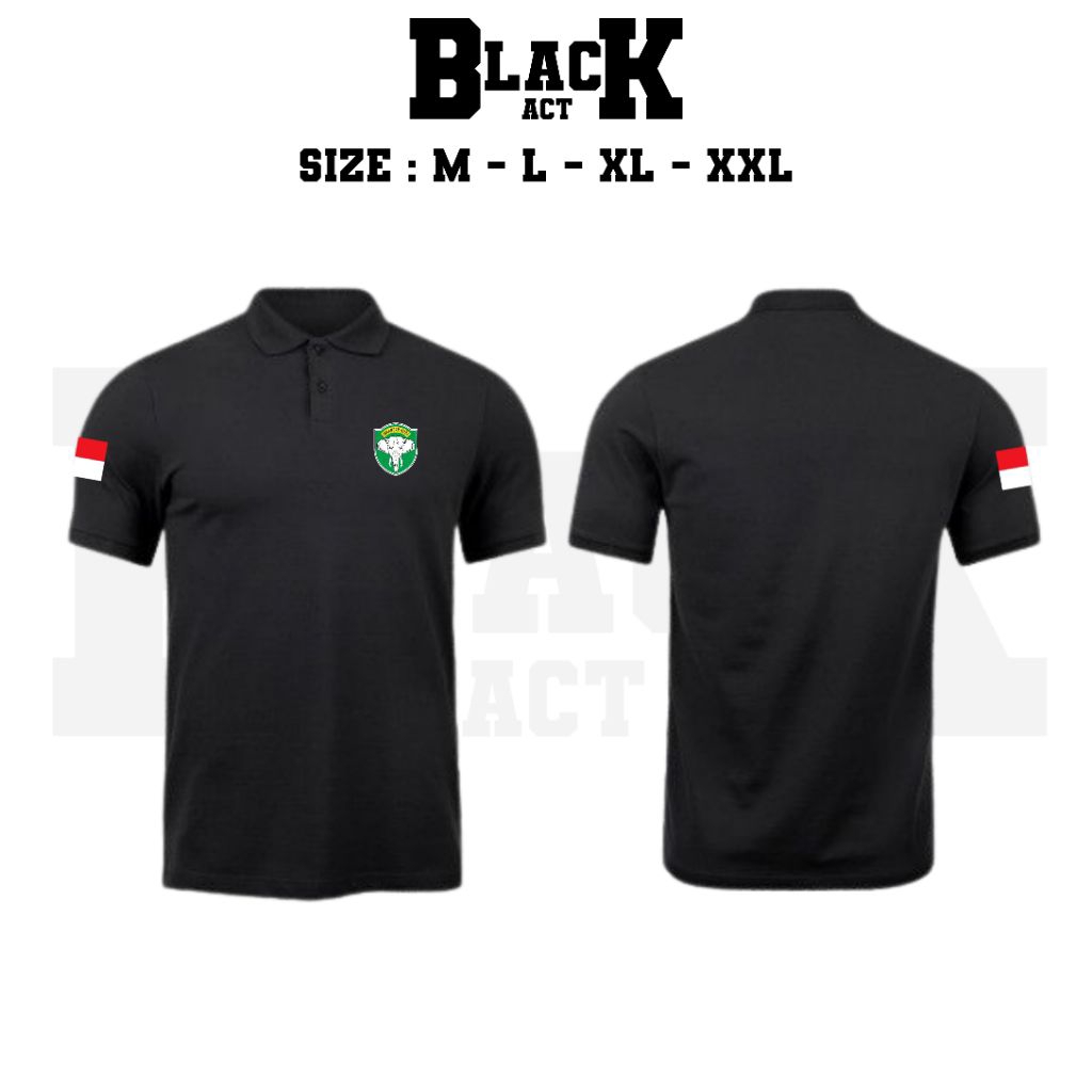 KAOS KERAH KODAM ISKANDAR MUDA LOGO DADA