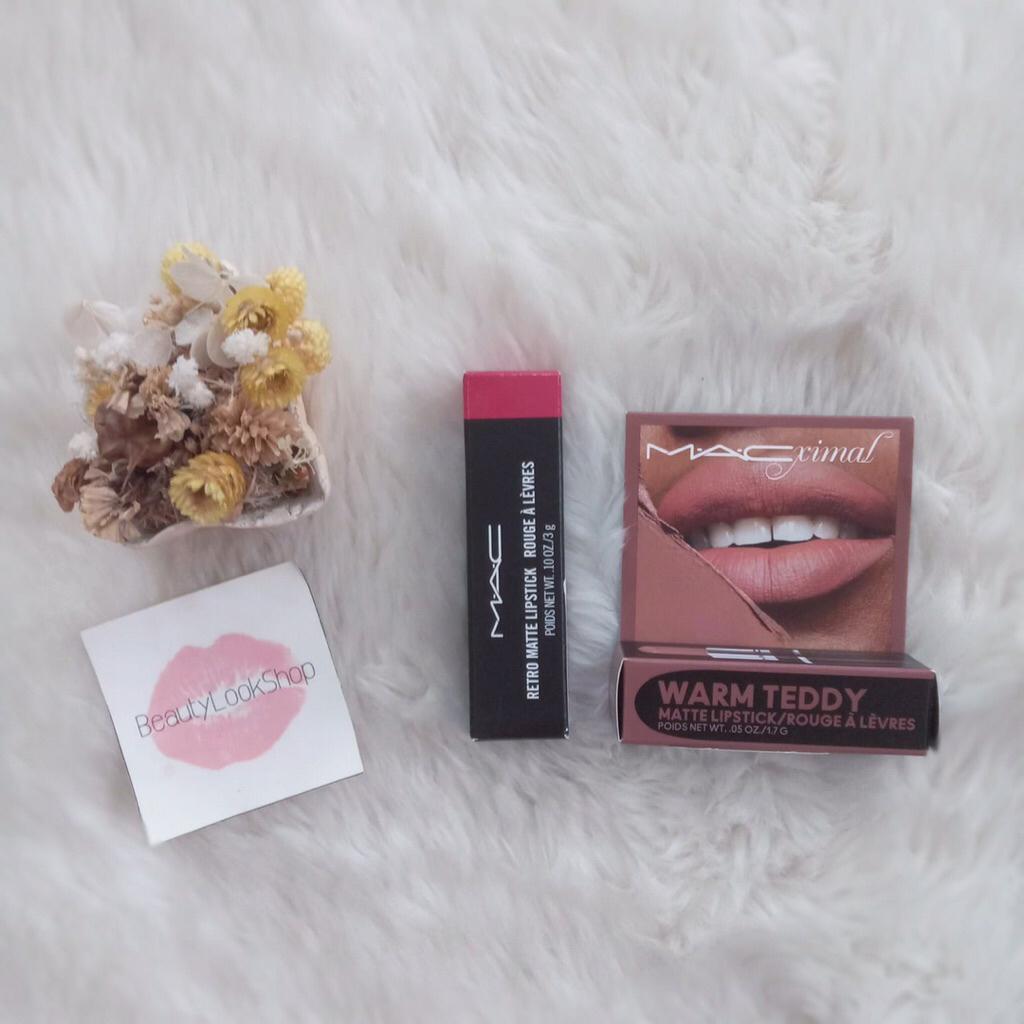 MAC Cosmetics Lipstick - Velvet Teddy, Whirl, Warm Teddy