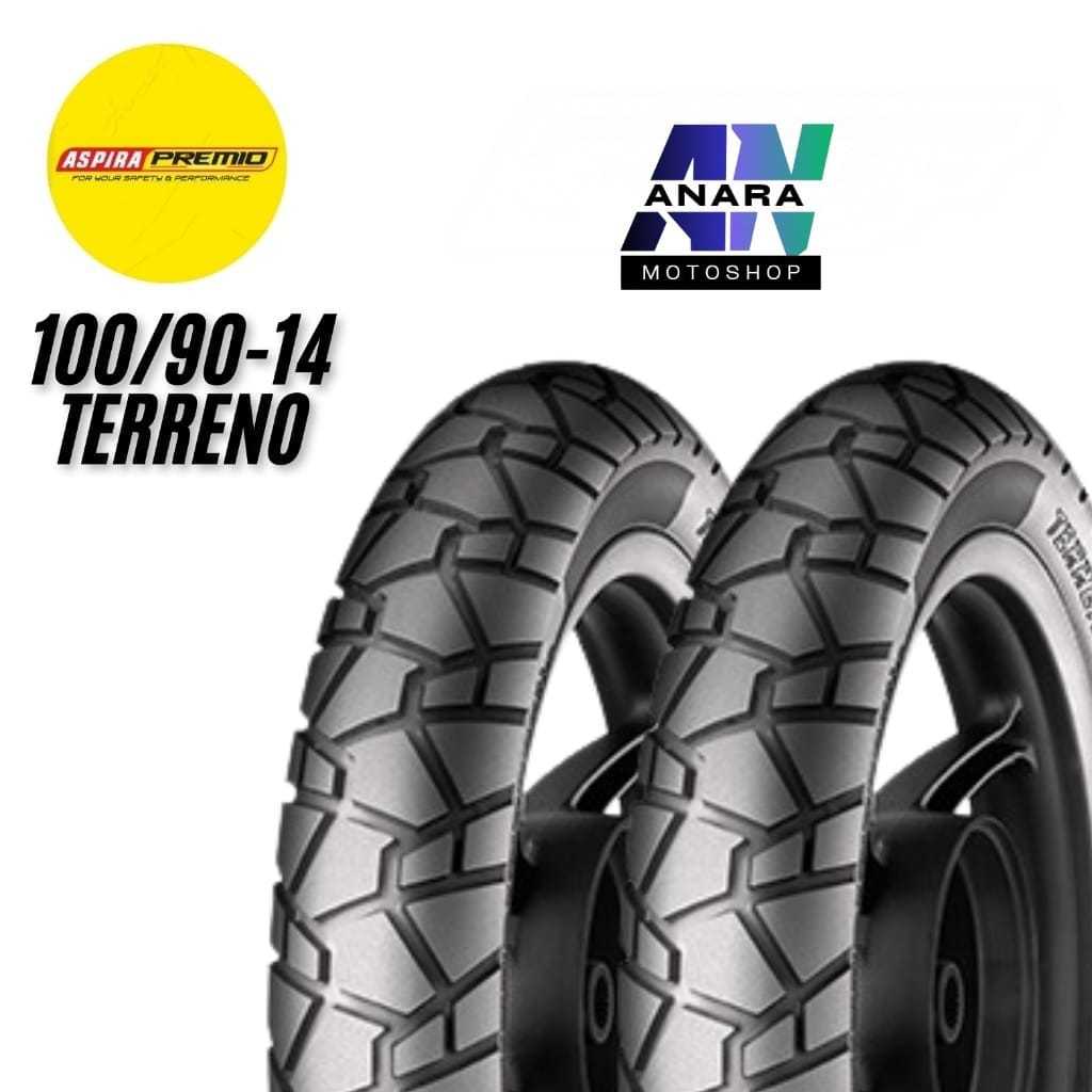 BAN ASPIRA PREMIO TERRENO 100/90-14 REAR BAN ASPIRA TERRENO 100/90-14 REAR PRODUKSI 2024