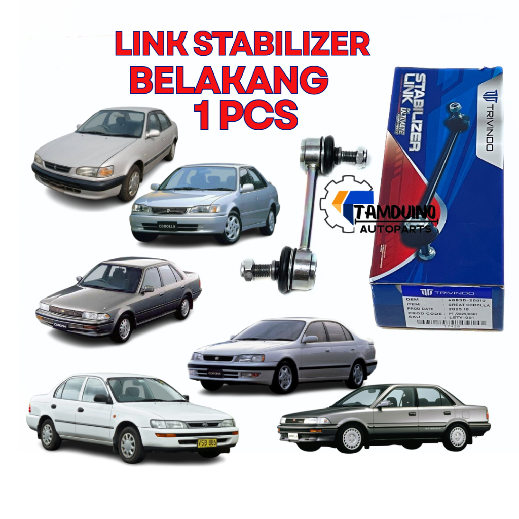LINK STABILIZER BELAKANG  - COROLLA GREAT TWIN CAM ALL NEW CORONA ABSOLUTE  TWINCAM - LINK STABIL