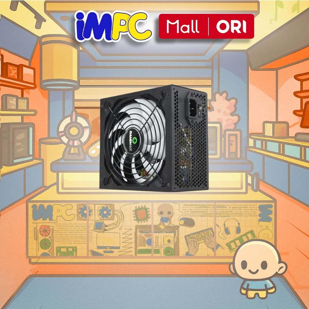 GAMEMAX Power Supply GP450 - PSU 80+ Bronze