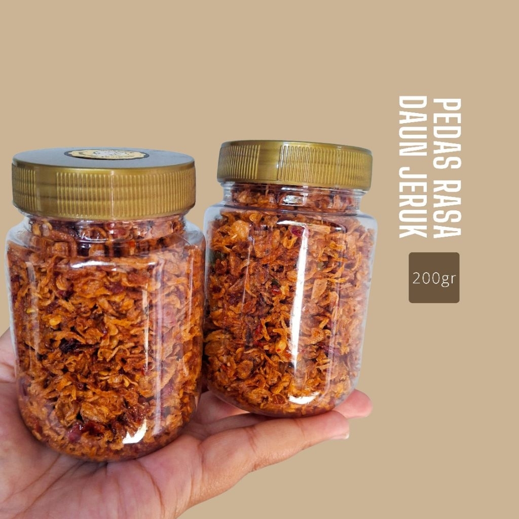 Bawang goreng pedas rasa daun jeruk premium || Bawang goreng Premium || Bawang goreng